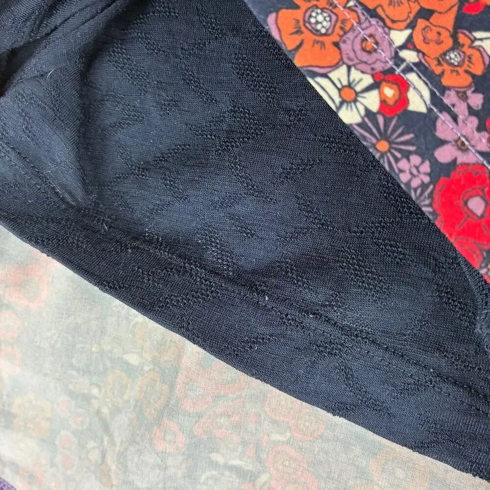 Smartwool Active Lined Skirt Skort Womens Large Floral Print Sporty Hiking Trail